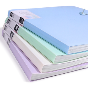 
Morandi A4 folder transparent insert information book junior high school student special test paper storage bag primary school student music score storage book certificate collection book folder office file folder binder