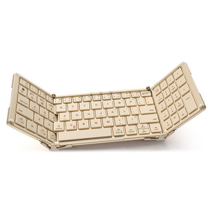 BOW ipadPro Miao control keyboard three folds folded wireless Bluetooth keyboard with digital keys to go out for special portable small keyboards suitable for Huawei mobile phone apple tablet notebook key mouse
