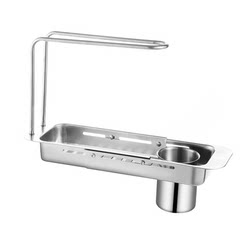 Kitchen sink rack multi-function retractable