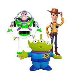 Disney Official Buzz Lightyear Woody Figure Huglong Three-eyed Doll Children's Educational Toy Gift