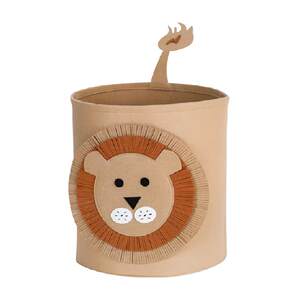 
Mloong residential furniture toy storage basket felt lion cartoon storage cute and good-looking 1 piece