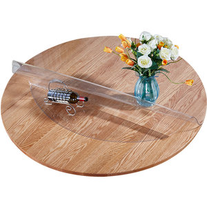 
Odorless transparent oval dining table mat desktop protective film soft glass table cloth waterproof oil-proof crystal panel