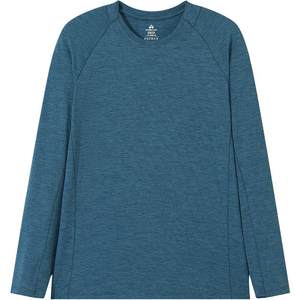 
Pathfinder outdoor floral yarn quick-drying sports long-sleeved T-shirt men's autumn thin round neck cross-country running base