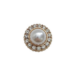Zirun Mila Little Fragrance Style Diamond Pearl Metal Buckle