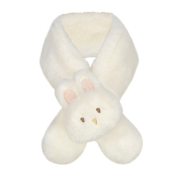 Shisanyu Cardamom [glutinous Rice Rabbit] Chinese Style White Winter Warm Plush Cute Rabbit Scarf Children's Clothing