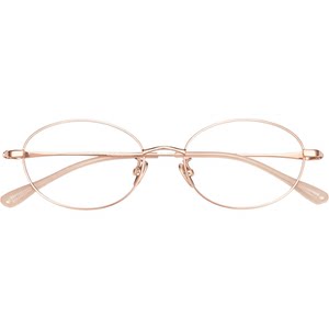 
Kagamine anti-radiation blue light fatigue gold-rimmed glasses for women with myopia degree can be equipped with ultra-light pure titanium oval frame