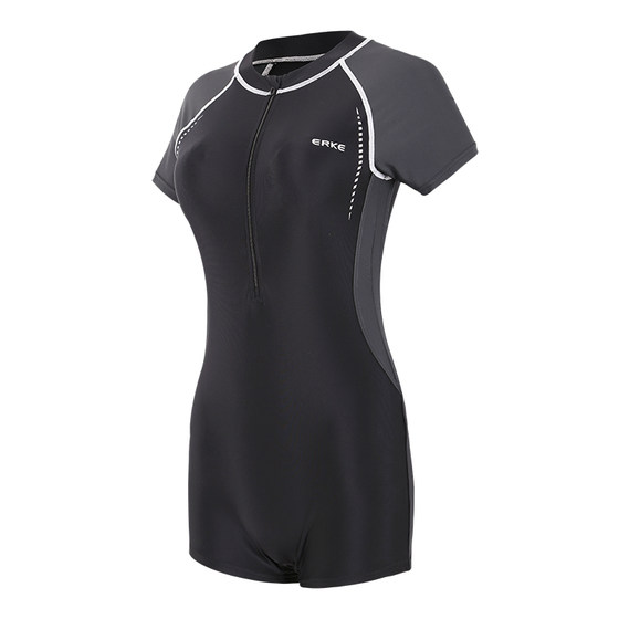 
Hongxing Erke Racing Swimsuit Women's New One-piece Boxer-angle Slim Junior High School Students Professional Sports Scholar Swimming Pool Wear