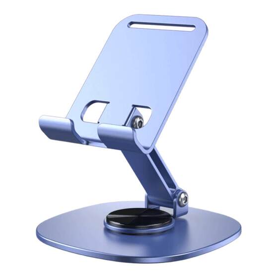 台纪手机支架桌面懒人平板电脑支撑架可旋转折叠手机架直播视频ipad支撑架子金属720旋转手机架支架便携