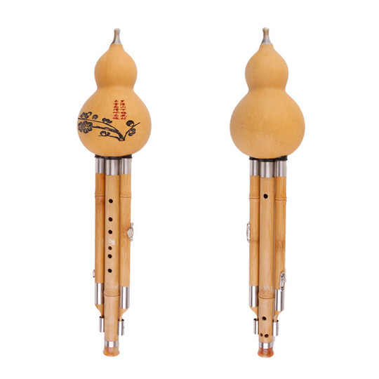 Healifty 中国のひょうたんフルート 伝統的な中国磁器 Hulusi エスニック ウリビット ひょうたん フルート器 (下段B-トーンB)並行輸入 | 瓢箪笛 ひょうたん楽器 Cキー 、中国瓢箪笛、葫蘆絲 フルス