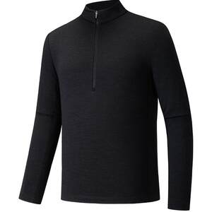 
ANTA Champion WOOLMARK wool half-zip long-sleeved T-shirt men's winter sports sweater 152540403
