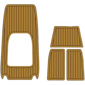 
CNC professional custom-made yacht anti-slip mat design, pattern and color, Luya boat floor marine eva anti-slip mat