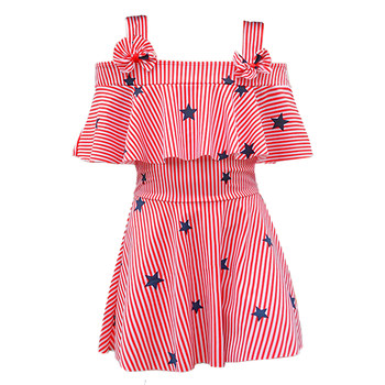 Children and girl skirt split summer swimsuit
