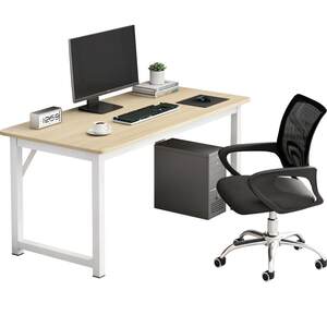 Computer desk tabletable simple bedroom desk Student learning table adult desk rectangular workbench

