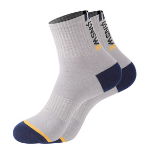 
Langsha Socks Men's Pure Cotton Mid-Tube Socks Spring and Autumn Thin Antibacterial Deodorant Men's Socks Youth Sports Summer Socks