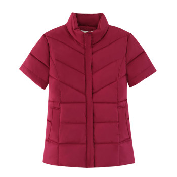 
Enlu warm shoulder-protected short sleeve jacket mother suit