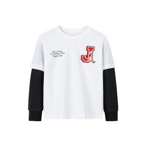 
JORDAN children's clothing children's long-sleeved t-shirt boys fake two-piece tops spring and autumn bottoming shirt cotton JD2512054