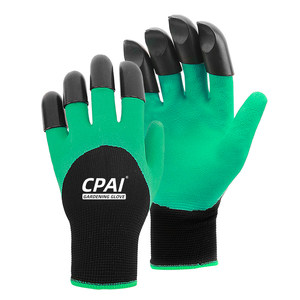 Gardening gloves with claws to pull weeds for special gloves for anti-puncture waterproof rose excavation artifact wear-resistant garden protective planting