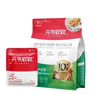 
Rihe Genki Soft Food Pet Dog Food Dog Food Picky Older Dogs Small Dogs Gastrointestinal Conditioning Coconut Chicken Duck Meat Pear