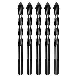 Ceramic tile drill bit concrete drill hole hole Bawang drill alloy triangle drill 6mm glass cement complete flashlight drill