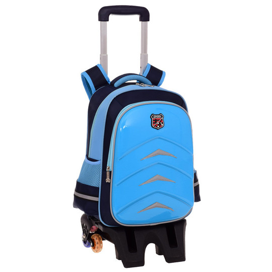 幾何学模様の黄色いアヒルのバックパック - 6〜12歳の男の子向け