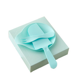 Cake drip plastic disposable cutlery set