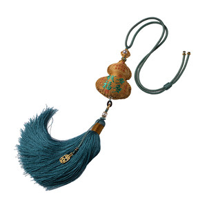 
Gourd sachet car pendant, in-car sachet, car rearview mirror hanging ornament, hand-embroidered exquisite car hanging gift for women