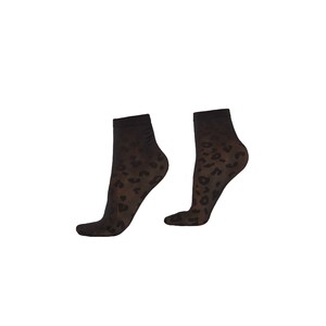 
CALZEDONIA women's Lycra silky fashionable and comfortable animal pattern socks for women DCZ030