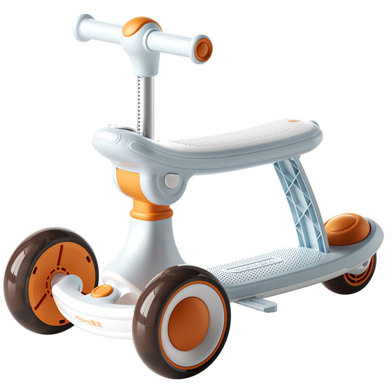 
Manlong children's scooter 1-3-6-12 years old baby skateboard boy and girl two-in-one sliding pedal balance car