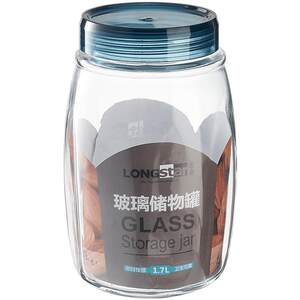 Food grade glass sealed jar storage bottles, kimchi pickled vegetables, tea, sugar, honey special empty storage box storage