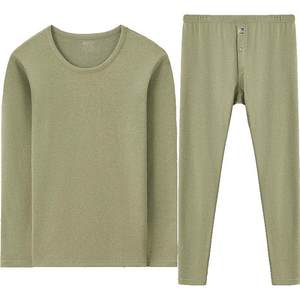 
Red bean velvet marshmallow H3 couples thermal underwear thickened cotton sweater for men and women winter autumn clothes and long trousers set