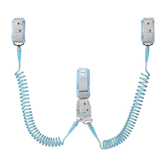 
Infants and young children go out anti-lost bracelet safety traction rope upgraded mother and child one for two with key lock anti-lost rope