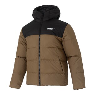 
PUMA Puma sports suit winter hooded down jacket plus velvet leg cuff trousers outdoor two-piece set for men