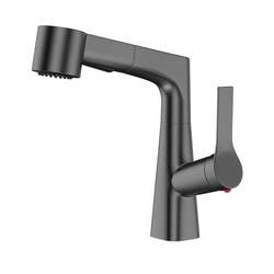 Includes installation of all-copper bathroom washbasin faucet hot and cold pull-out bathroom cabinet washbasin washbasin home
