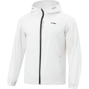 
Li Ning Jacket Men's 2026 New Fitness Running Hooded Jacket Top Water-Repellent Spring Woven Sports Windbreaker