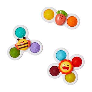 Kechao children's cartoon suction cup rotation toys spin the gyroscope baby can bite the baby 0 to 11 years old puzzle 6