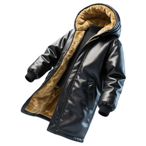 Leather leather pants men's work clothes set Takeaway motorcycle locomotive plus velvet thick windproof waterproof warm cotton jacket