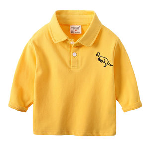 
Boys POLO shirt long-sleeved autumn 2025 new fashionable baby T-shirt children's clothing casual children's top autumn fashion