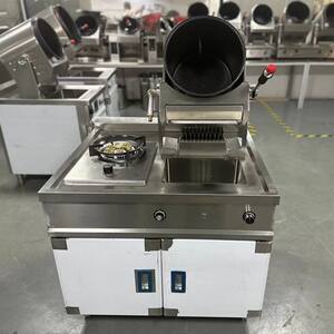 
Customized multi-head cooking machine, commercial fully automatic rice frying robot, drum fried rice noodles, takeaway canteen fried noodle pot