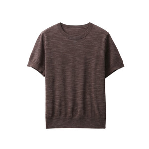 
26 new [cotton + linen/mixed color floral/hazy mist/dry and stylish] and simple R0W style/knitted pullover