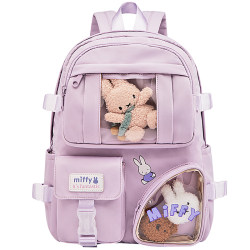 Miffy's new Harajuku style primary and secondary school student backpack