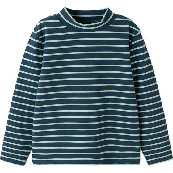 
Balabala children's long-sleeved T-shirt boys and girls half turtleneck top autumn and winter children's clothing baby bottoming shirt