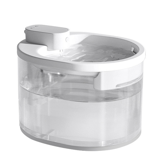 Automatic water dispenser for pet cats, feeding and drinking water, water dispenser for dogs, automatic circulation, unplugged and wireless