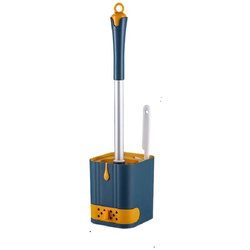 No blind spots and no punching wall-mounted bathroom toilet brush