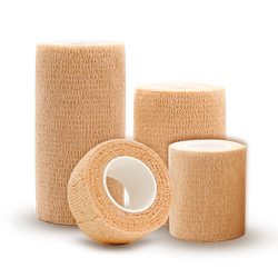 Medical elastic bandage wound dressing gauze self-adhesive type