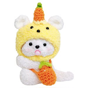 
New car ornaments cute plush doll cartoon cute car center console rearview mirror decorative ornaments for girls