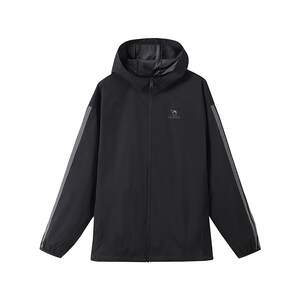 
Camel campus windbreaker jacket for men and women, water-repellent retro couple spring and summer sports outdoor hooded jacket