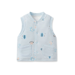 
Good kids children's vests and cotton autumn and winter clothes for men and women's baby horse clips thickened outside wearing vest vests baby clothes