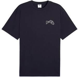 
Pure cotton loose dark blue casual short-sleeved T-shirt for men PUMA new spring round neck sports top 632950