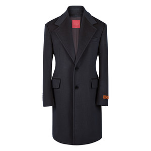 
Acme cultum wool cashmere mid-length jacket style lining lapel Chester wool coat men's coat