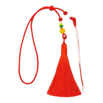 
Hand-operated rope loop with tassels hand-woven pendant lanyard tassels Hanfu fan hanging tassels sword tassel rope